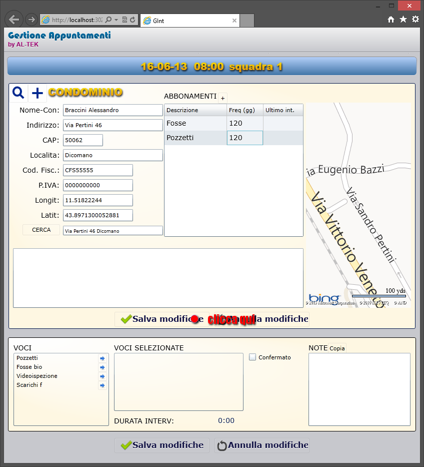 software autospurghi mappe